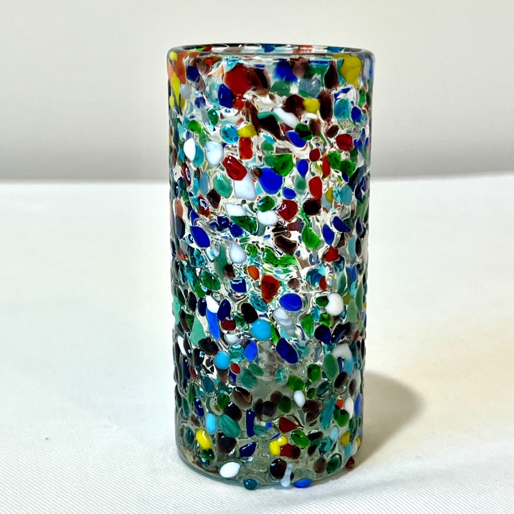 Hand Blown Mexican Shot Glass - Authentic